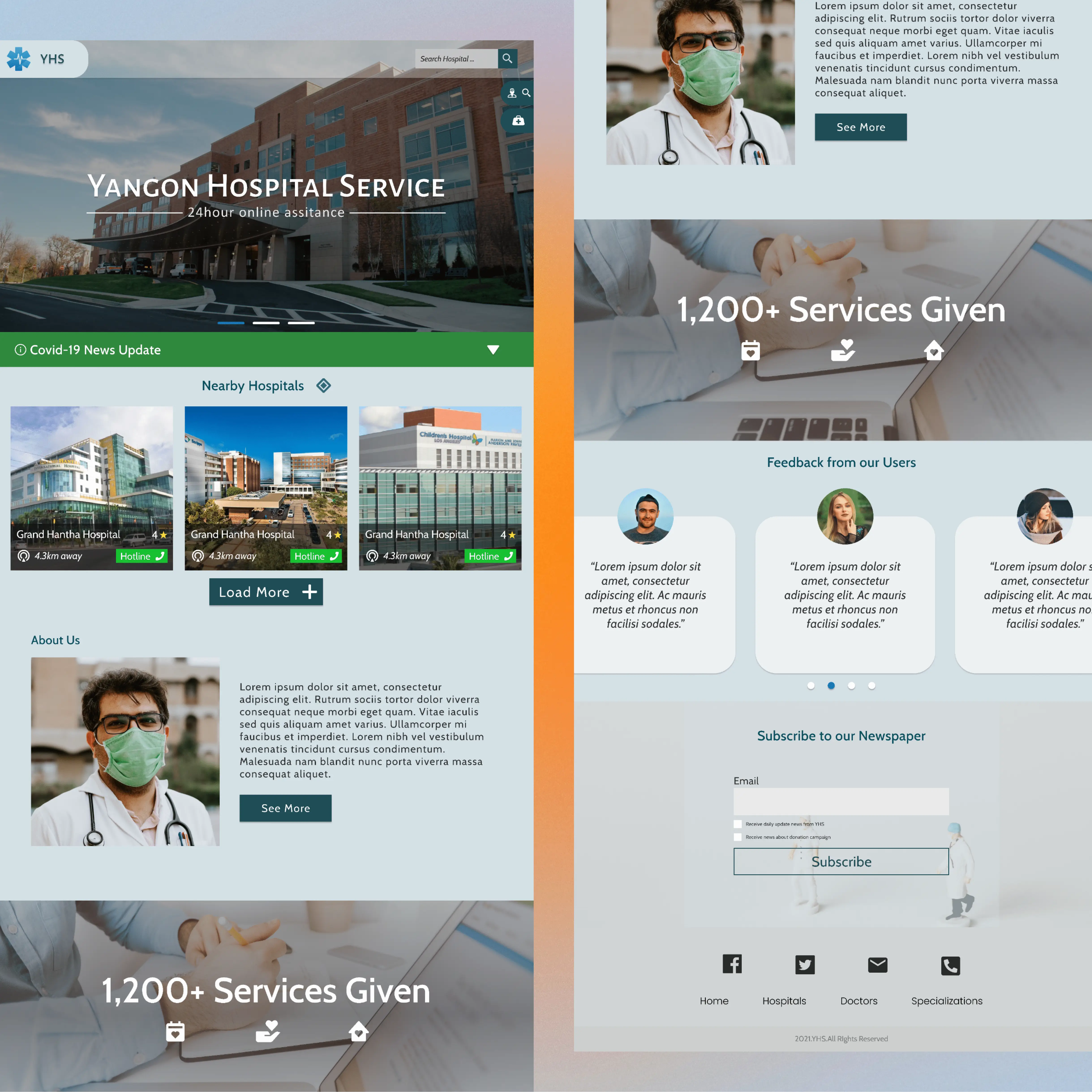 Yangon Hospital Services Design